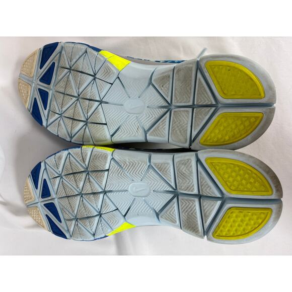 Nike Free 5.0 Women's 11 Blue Cheetah Print Running Lightweight 638680-400 - Picture 6 of 9